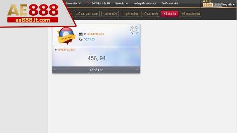 Lựa chọn sản phẩm xổ số Lào